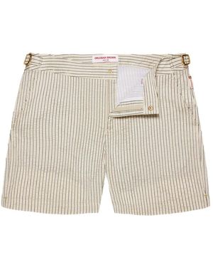 Orlebar Brown Bulldog Classic Stripe - Wit