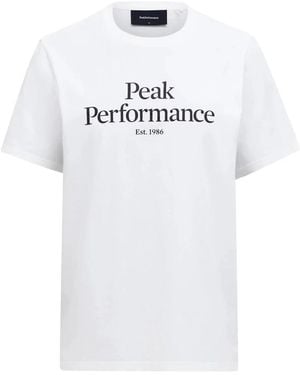 Peak Performance T-Shirts - White