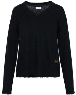 Hèst V-Neck Knitwear - Negro
