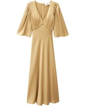 Ba&sh Kleedjes ,Charlotte Dress - Naturel
