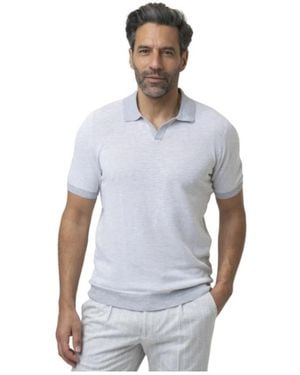 Gran Sasso Skipper Knit Polo - Blauw