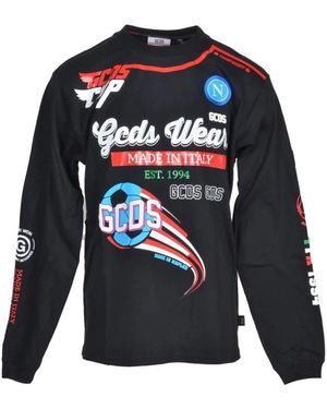 Gcds Napoli baumwoll t-shirt - Blau