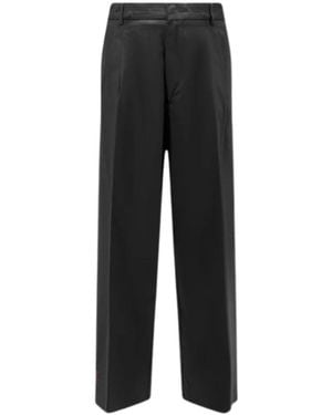 Amaranto Wijde Broek - Zwart