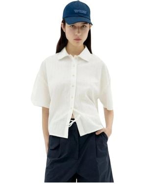 Thinking Mu Ane Blouse - Weiß