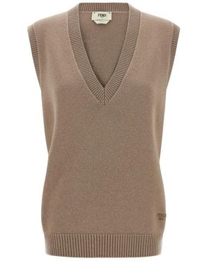 Fendi Vests - Braun