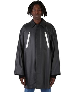 Wynn Hamlyn Single-Breasted Coats - Negro
