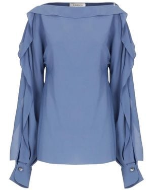 Lanvin Straight Neck Sweater - Blau