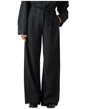Moves Broeken ,Zwart ,Donkerblauwe Stijlvolle Broek