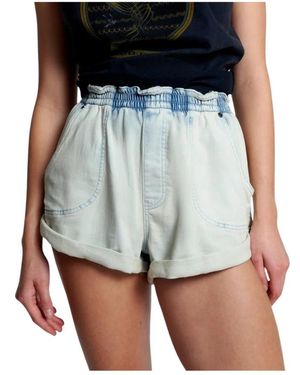 One Teaspoon Denim Shorts - Blue
