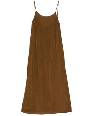 Uma Wang Maxi Dresses - Marrón