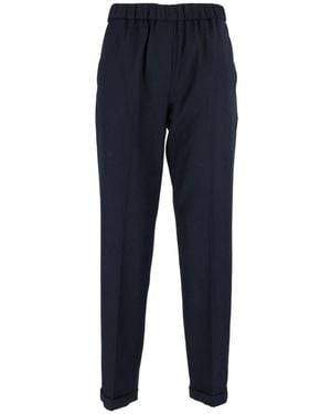 Antonelli Slim-Fit Trousers - Blu