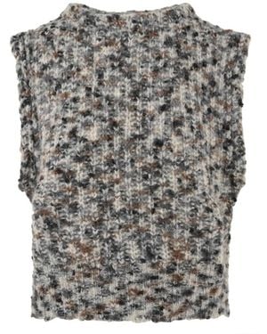 Attic And Barn Round-Neck Knitwear - Grey