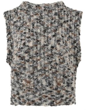 Attic And Barn Round-Neck Knitwear - Grey