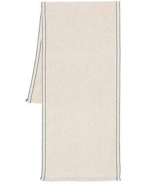 Brunello Cucinelli Luxuriöser Cashmere Schal - Natur