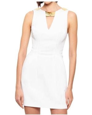 Elisabetta Franchi Short Dresses - Bianco