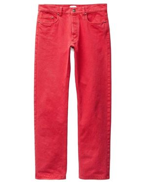 Versace Rechte Jeans - Rood