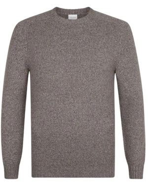 Profuomo Round-Neck Knitwear - Grey