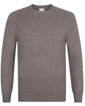Profuomo Round-Neck Knitwear - Grey
