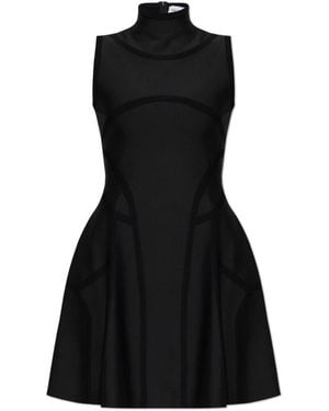 McQueen Fitted Dress - Zwart