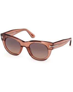 Tom Ford Ft1315 Marine Zonnebril - Roze