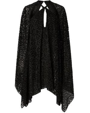 Roberto Cavalli Punktierter Kaftan - Schwarz