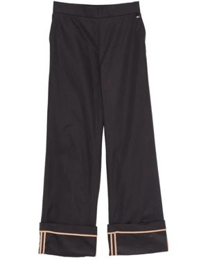 Herno Wide Trousers - Nero