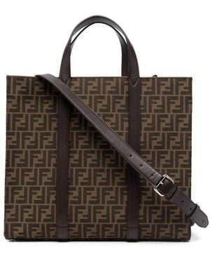 Fendi Tote Bags - Brown