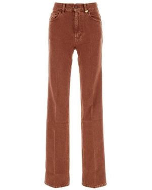 Chloé Broeken ,Bruin ,Rechte Broek