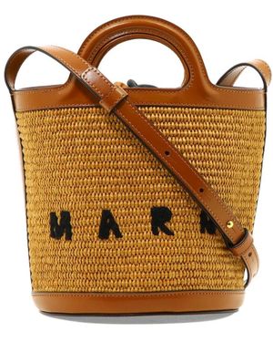 Marni Tropicalia Mini Bucket - Metallic