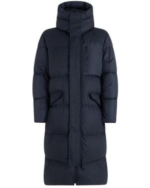 Herno Lange Gewatteerde Jas - Blauw