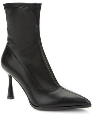 Betsy Heeled Boots - Black