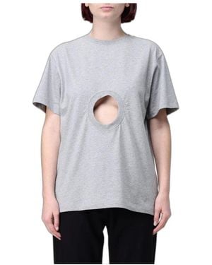 Coperni Tops ,Grijs ,Katoen Window T-Shirt