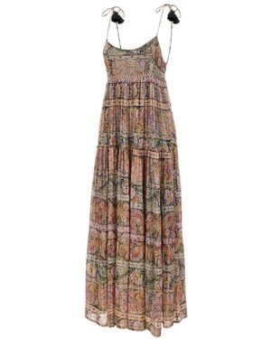 RIXO London Kleedjes ,Veelkleurig ,Kamilah Dress - Bruin