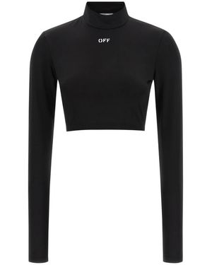 Off-White c/o Virgil Abloh Long Sleeve T-Shirts - Black