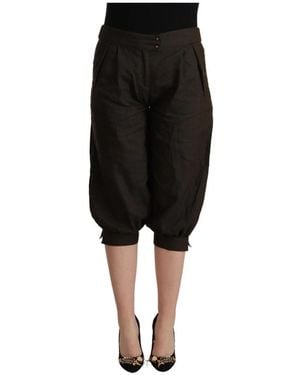 Gianfranco Ferré Cropped Trousers - Zwart