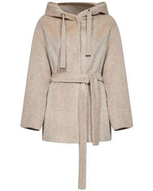 Herno Jassen ,Wol Resortjas - Naturel