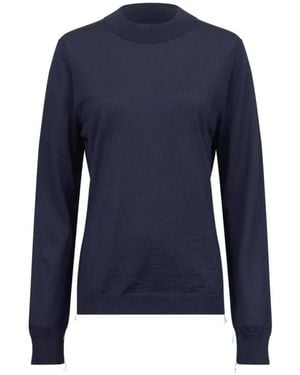 Maison Margiela Round-Neck Knitwear - Azul