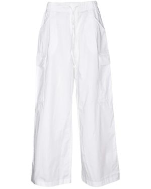 Replay Wide Trousers - Wit