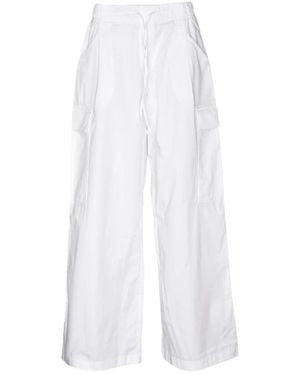 Replay Wide Trousers - White