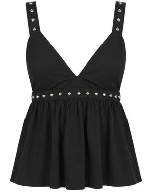 Liu Jo Tops ,Zwart ,Sleeveless Tops