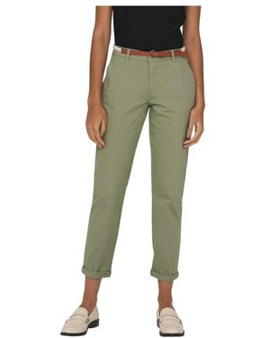 ONLY Cropped Trousers - Vert