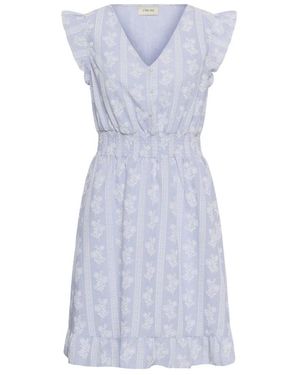 Cream Short Dresses - Azul