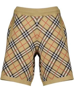Burberry Long Shorts - Neutro