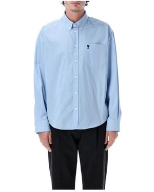 Ami Paris Formal Shirts - Blu