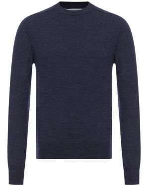 Maison Margiela Round-Neck Knitwear - Blue