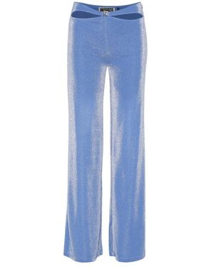 ROTATE BIRGER CHRISTENSEN Wide Trousers - Blue