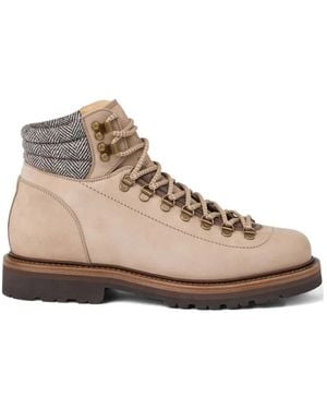 Brunello Cucinelli Lace-Up Boots - Grigio