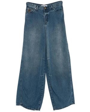 Lois Aerea Wide Jeans - Blauw