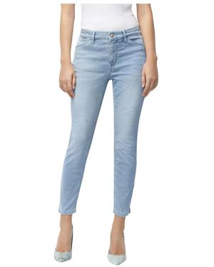 M·a·c Cropped Jeans - Azul