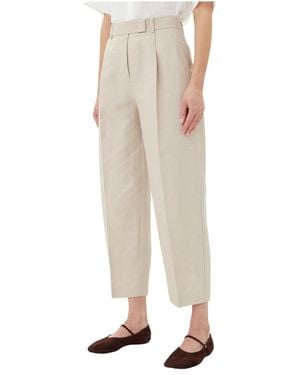 Tommy Hilfiger Cropped Trousers - Neutro